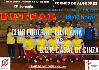 cartaz CFLusitania regressa a casa para jogar