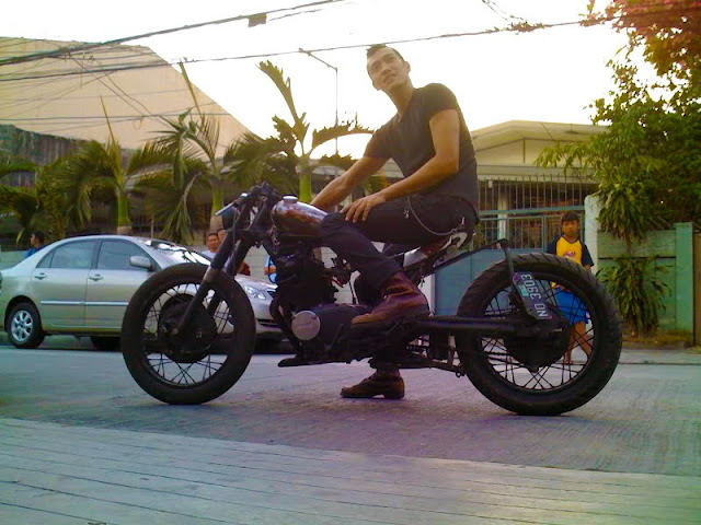 honda cb77 chopper built by nolis | rock n roll suicide