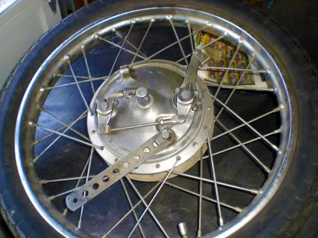 old honda cb350 drum brake