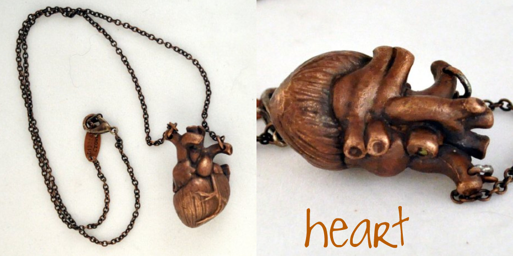 Down and Out Chic Anatomy Jewelry