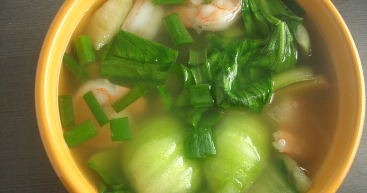 StarchyMarie Shrimp and Bok Choy Soup