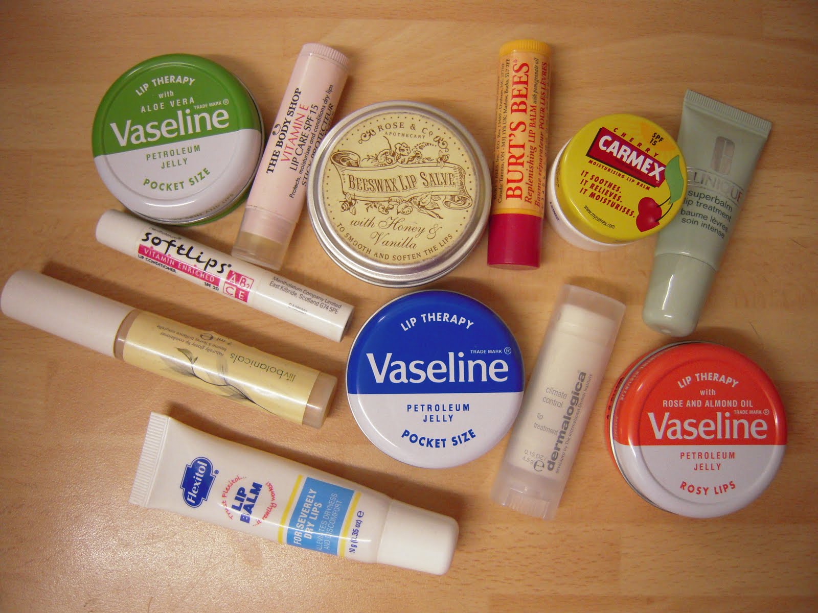 All Made Up Top 10 products for dry, chapped lips