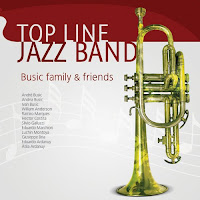 Capa do disco Top Line Jazz Band Busic Family and Friends
