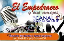 Escuche todos los domingos a las 9:00 am el programa El Empedraero y sus amigos ...Haga click aqui.