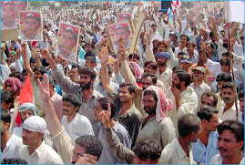 JSQM Workers Protesting in Sukkur