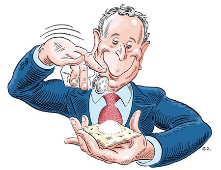 BLOOMBERG SALTS A SALTINE