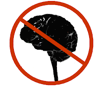 No Thinking Sign, by Gray Woodland - released to public domain No Thinking Sign, by Gray Woodland - released to public domain