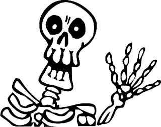 Halloween Skeleton Coloring Pages
