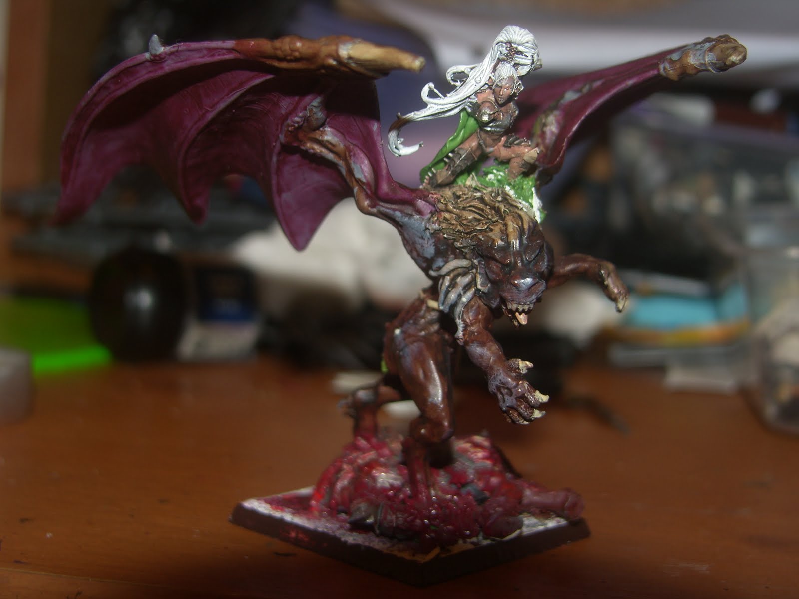 Dark Elf Manticore