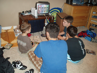 brothers playing video games