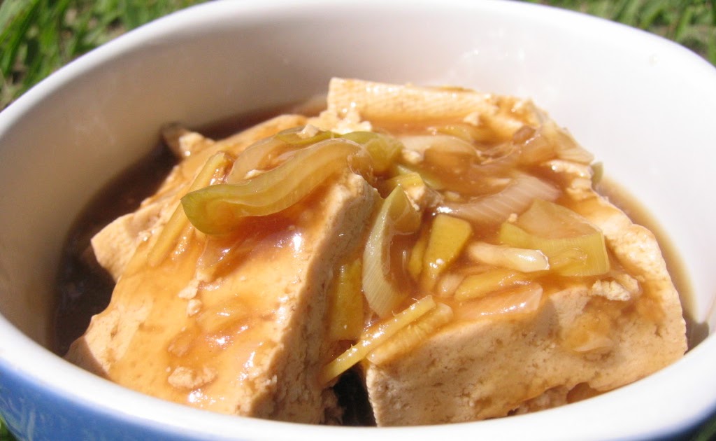 kafka na praia: Tofu com oyster sauce