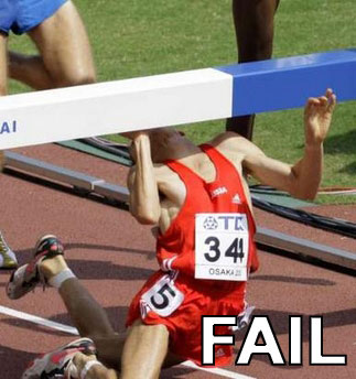 Marathon Runner Fail