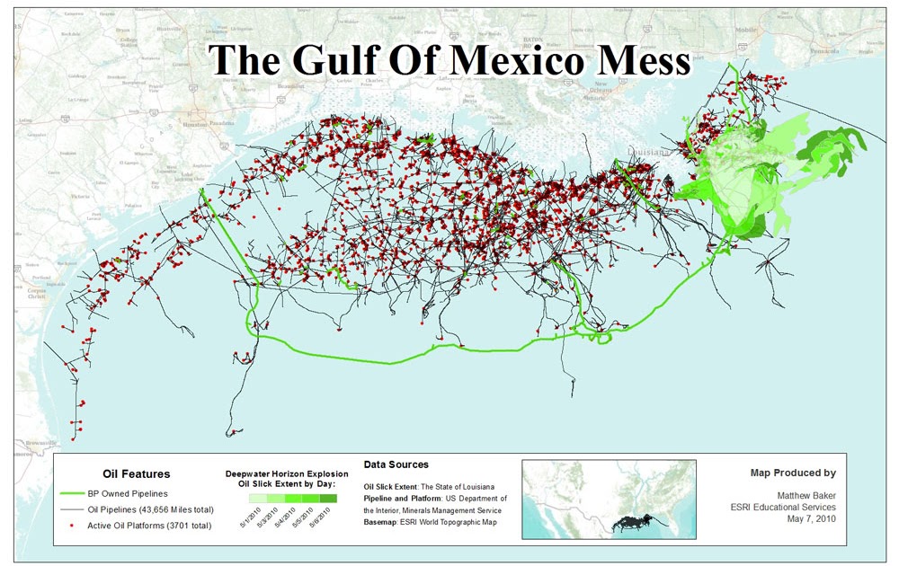 Sufiy. Peak Oil Big Map Of The Louisiana Oil Spill Area TNR.v, CZX.v, RM.v, LMR.v, LI.v, WLC.v