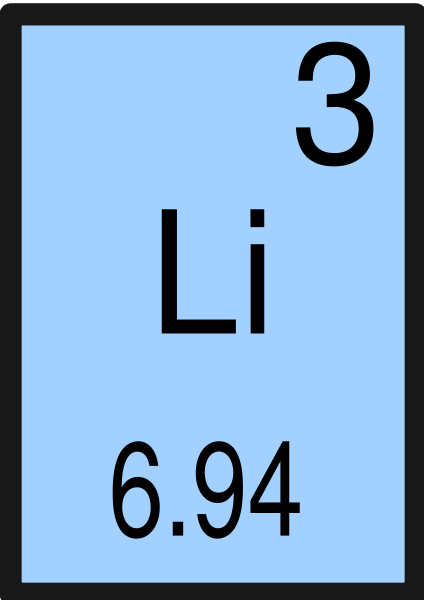 atomic mass of lithium.