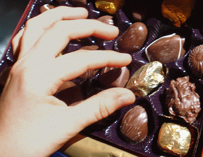 A box of chocolates.