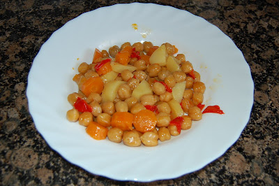 Garbanzos con verduras