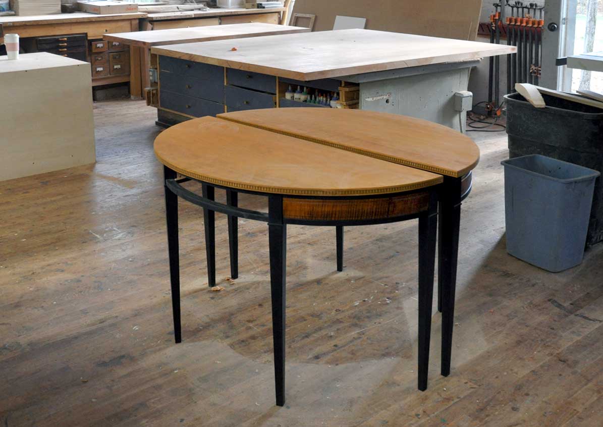 Dorset Custom Furniture A Woodworkers Photo Journal The Half Round