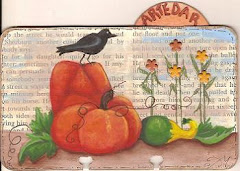 Pumpkins and Crow