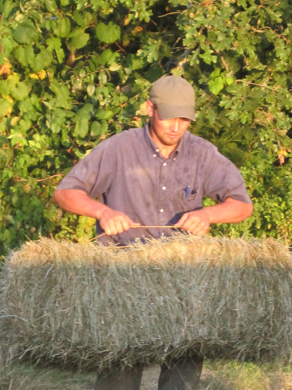 Ozark Acres Farm Making Hay Square Bales