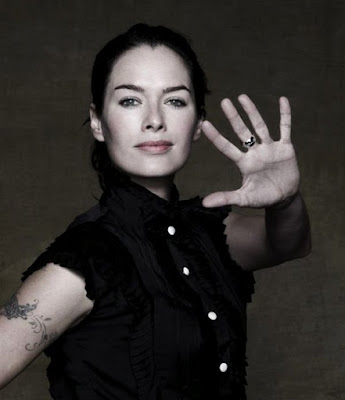 This one of the lovely Lena Headey and her tattoo caught my eye