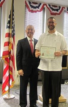 certificate naturalization baltimore lopez erick mayorkas director debuts receives right