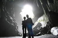 Becca and me in Cathedral Cavern. Becca and me in Cathedral Cavern.