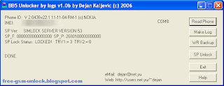 BB5 Unlocker by logs v1.0b nokia