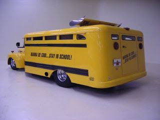 1949 Ford F-8 School Bus 403 Olds School Bus-2
