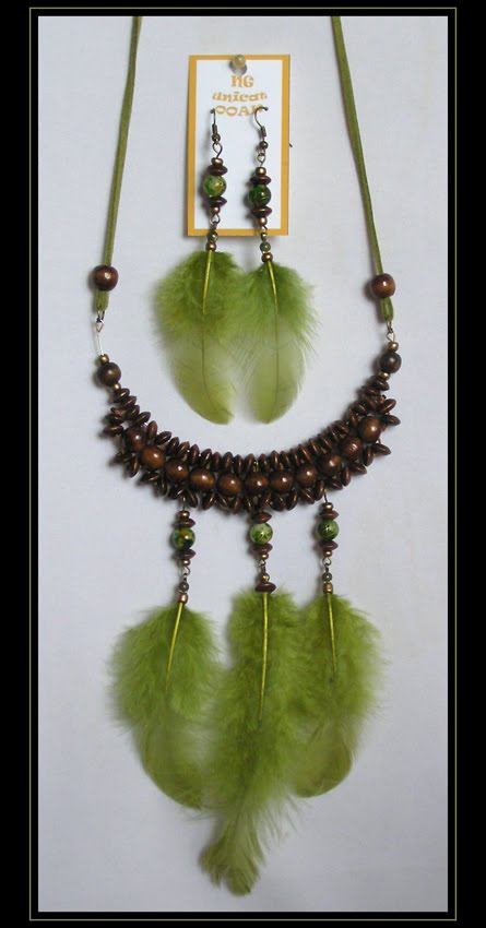 Olive-Green Necklace