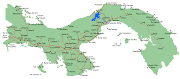 Map of Panama