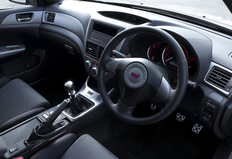 2010 Subaru Impreza R205 interior 2010 Subaru Impreza R205 interior