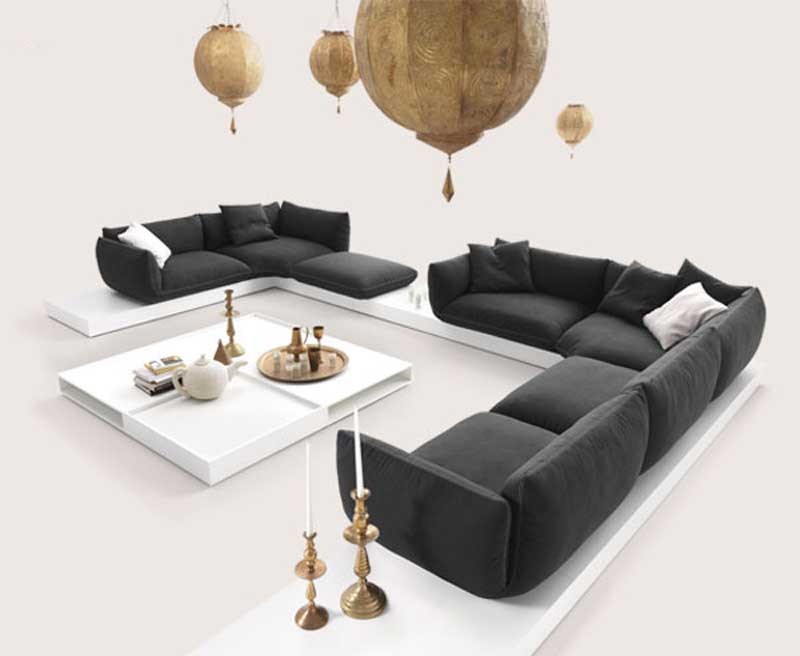 Design Oriental Style Jalis Soft Sofas