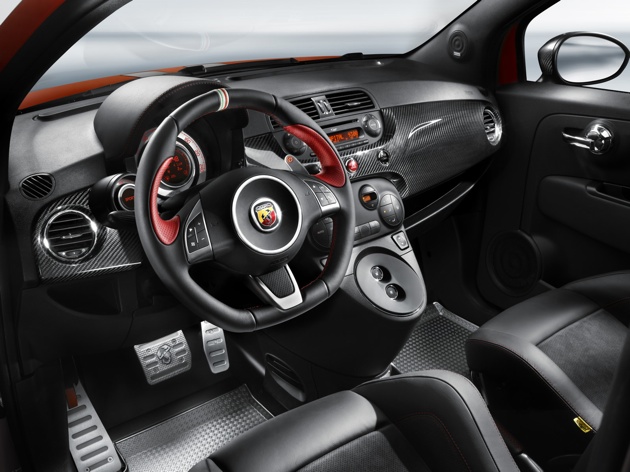 2010 Abarth 695 Tributo Ferrari interior