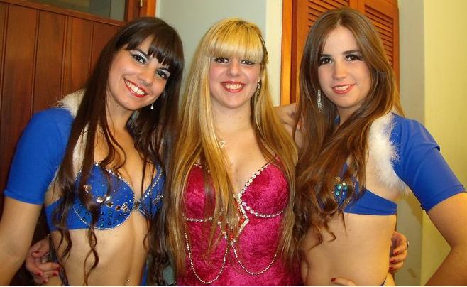 Con Faten Hasna y Rosario