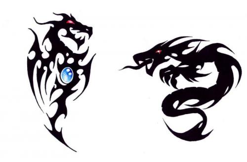 tribal dragon tattoos for men. dragon tattoos for guys. tribal dragon tattoos for men.