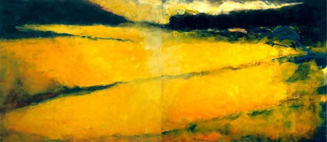 "As Far as One Can See", 36" x 80" dyptich