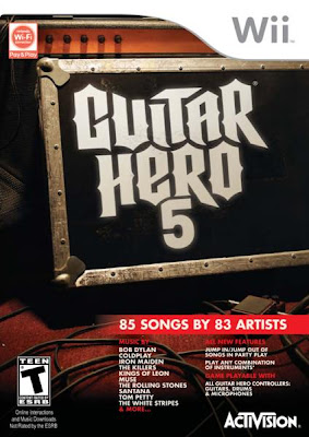 Categoria simulador wii, Capa Download Guitar Hero 5 (PAL) (Wii) 