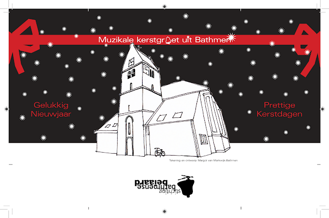 CD hoesje/ kerstkaart Kerk Carillon Bathmen