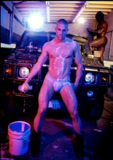 more his work is edgy glamorous...