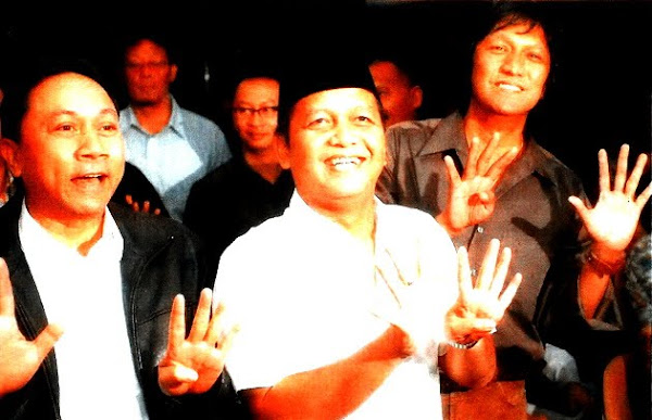 Menhut RI Zulkifli Hasan, Ketum PAN Soetrisno Bachir, Calon Wakil Bupati Lampung Selatan Ikang