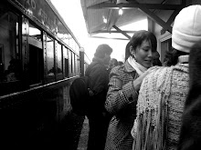 na estação do trem