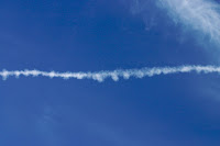 Donuts on a rope contrail. ©2006 Chris W. Johnson Donuts on a rope contrail. ©2006 Chris W. Johnson