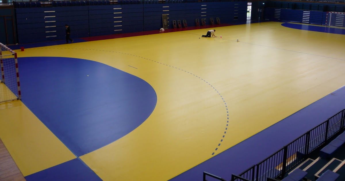 Recreational Coatings Ltd Handball Court Installed for the GB Womens