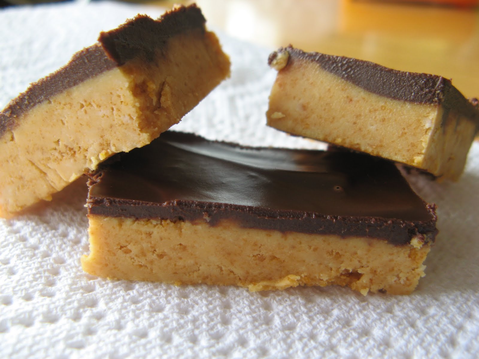 The Baking Bookworm Chocolate Peanut Butter Squares