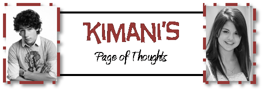 Kimani's Page of Thoughts