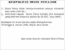 KESEPAKATAN  BRAVO 2008