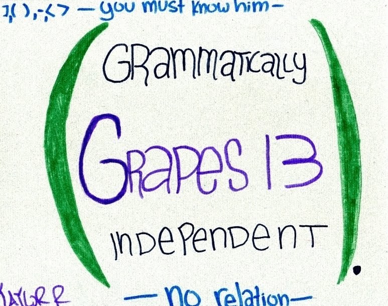 Parentheses punctuation image