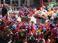 Crepe Paper dolls/flowers