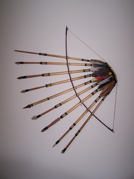 Lacandon Indian bow & arrows set