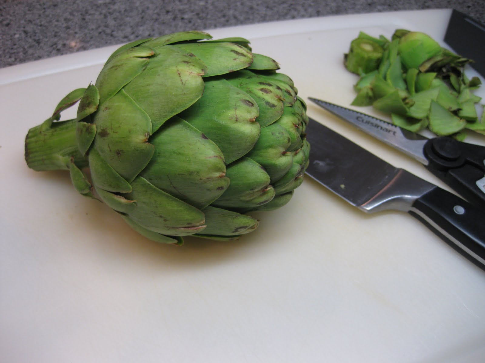 Dinner at Christina's BSI Artichoke (Stuffed Artichoke)